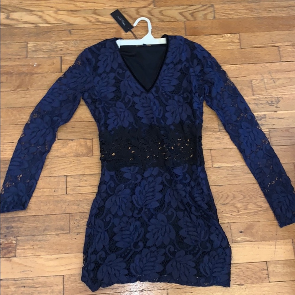 Brand new with tags blue lace dress !